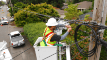 Comcast at work in North Seattle