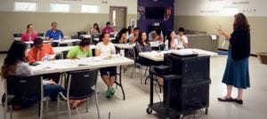 UNCF students in session in Marysville