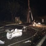 damage to a pole in Olympia