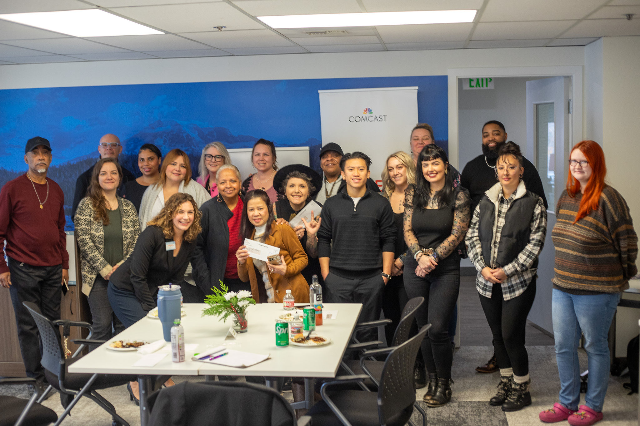 The recipients of the 2023 Tacoma THRIVE Business Fund pose for a photo.