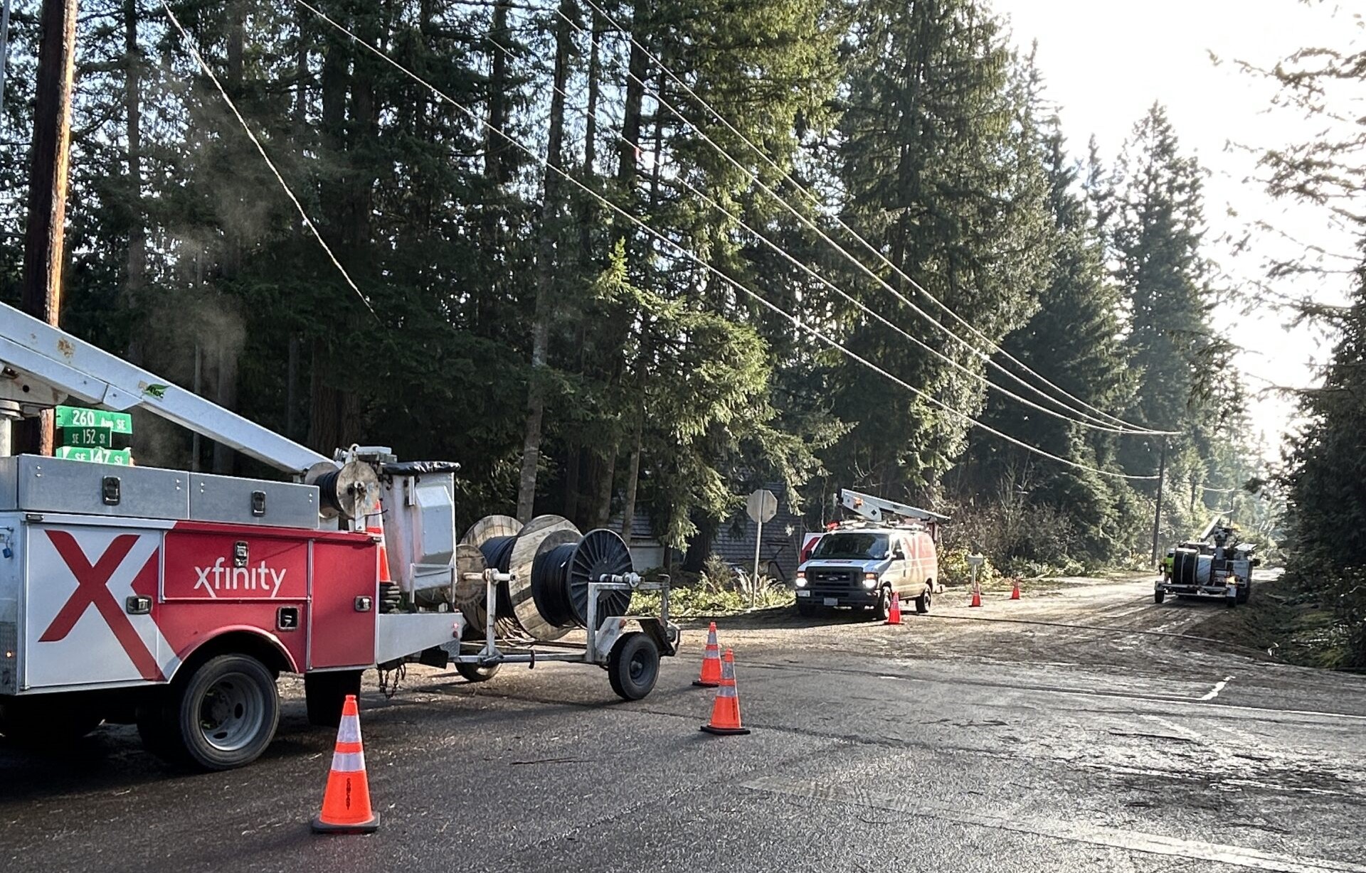 Comcast Service Restoration Underway in Mirrormont