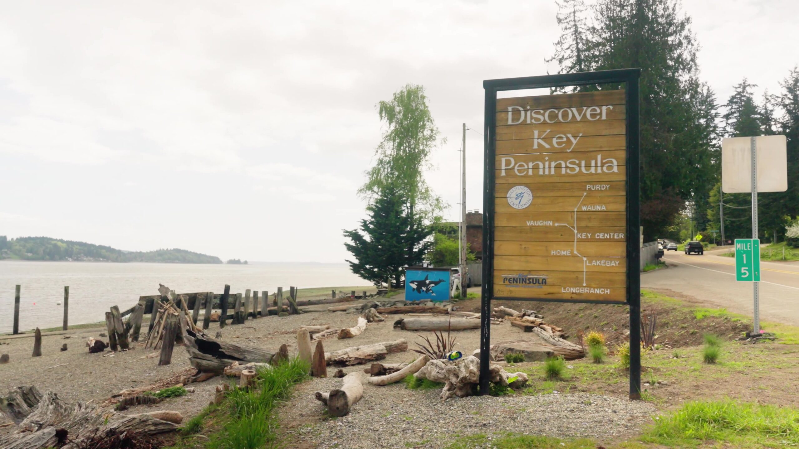 A Key Peninsula sign.