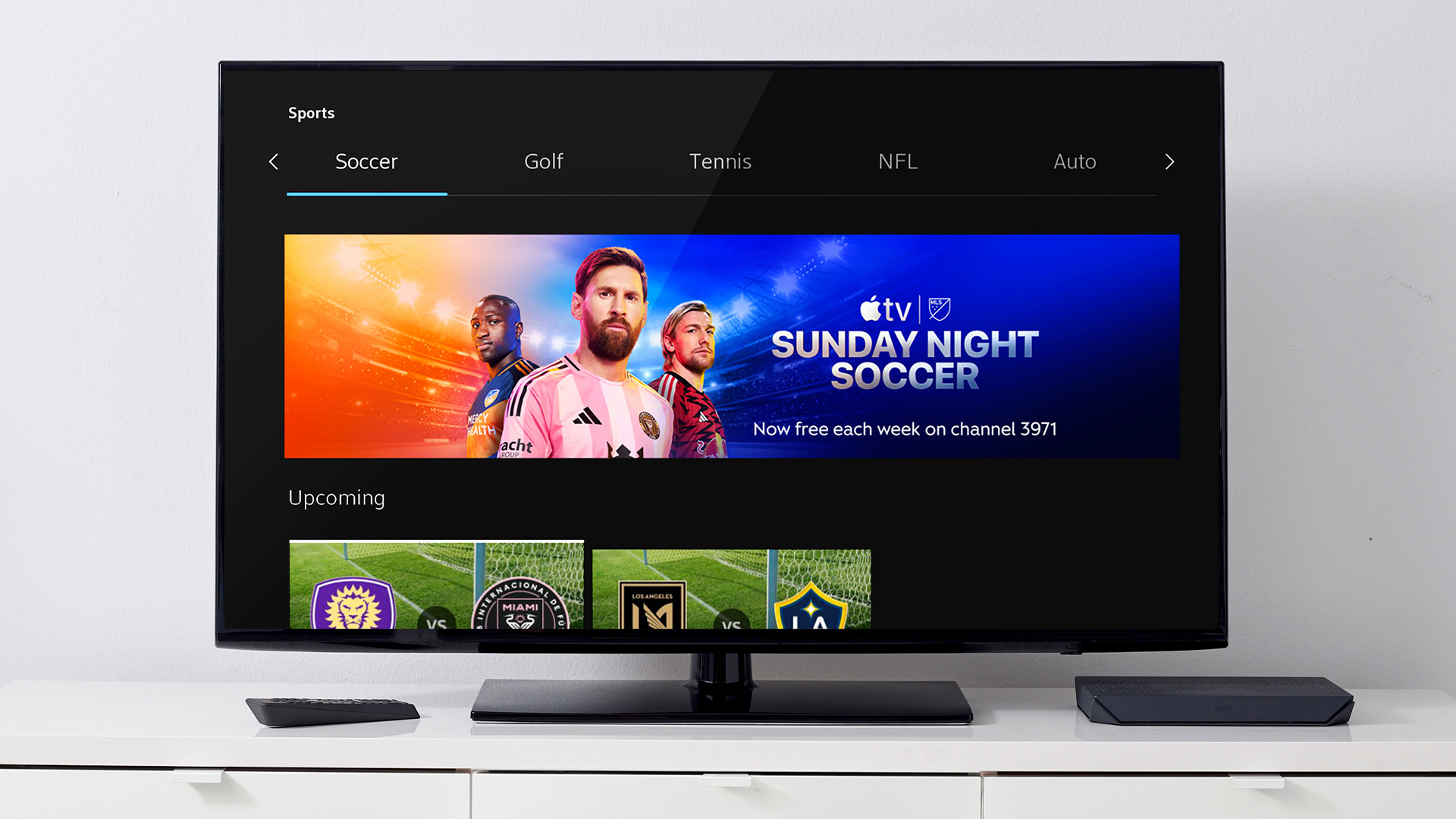 An Xfinity and MLS graphic.